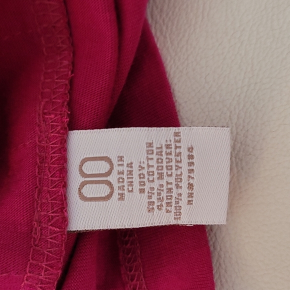 By Chicos Ruffle Front Tank,  back solid, size 00, Chicos size chart XS/2) - Picture 6 of 8